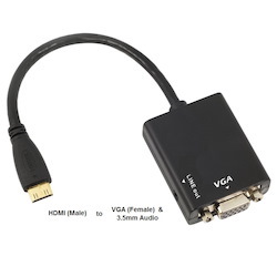 8WARE HDMI/Mini-phone/VGA A/V Cable for Audio/Video Device