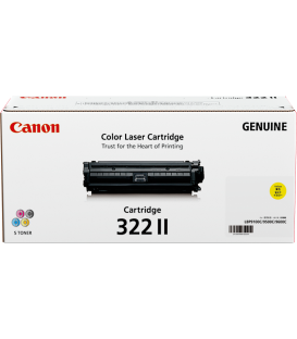 Canon 322IIY Original Laser Toner Cartridge - Yellow Pack