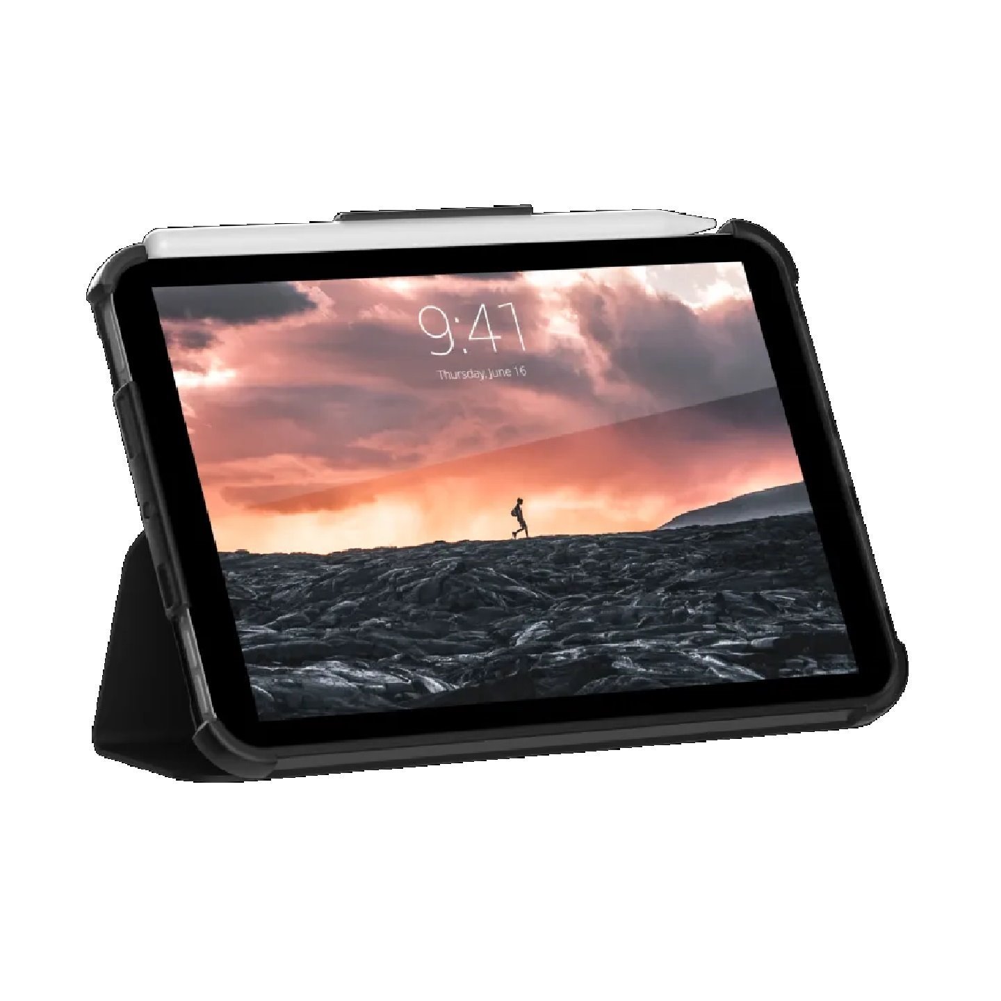 Uag Plyo Apple iPad Mini (8.3') (6TH Gen) Folio Case - Black/Ice (123282114043)