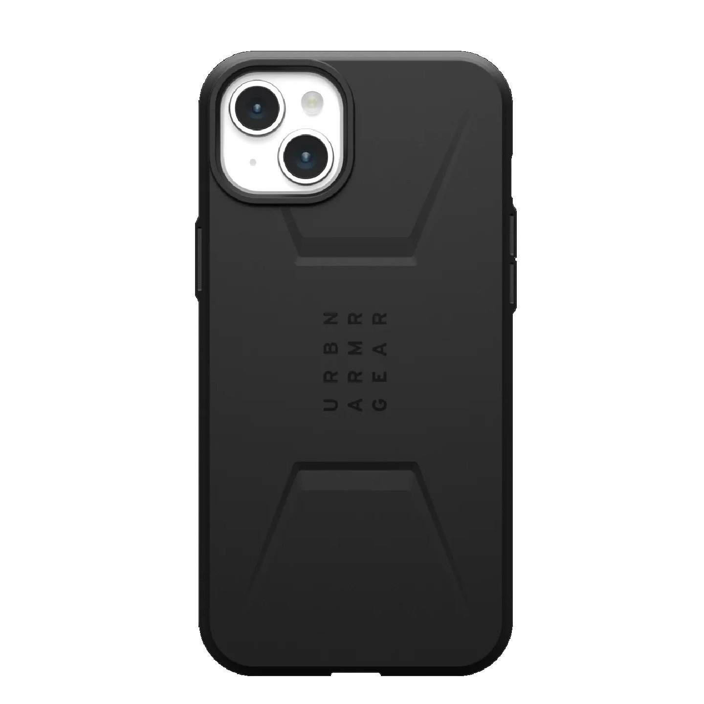 Uag Civilian Magsafe Apple iPhone 15 (6.7') Case - Plus Black (114306114040), 20 FT. Drop Protection (6M), Armored Shell, Raised Screen Surround