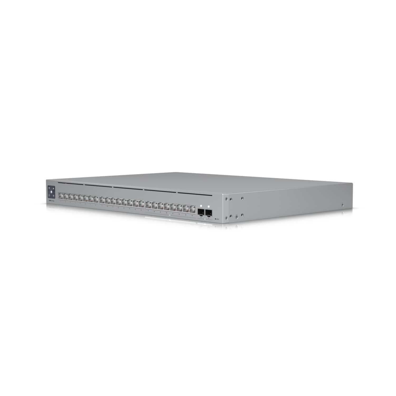Ubiquiti Pro Max 24, 24-Port, Layer 3 Etherlighting Switch, 2.5 GbE, 16 GbE RJ45 Ports, 16 GbE RJ45 2 10G SFP+, Throughput 56 GBPS, Incl 2Yr Warr
