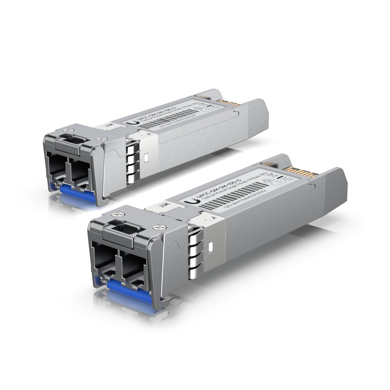 Ubiquiti UniFi 2-Pack,10 GBPS Single-Mode Optical Module, Single-Mode, Duplex, Fiber Transceiver, Duplex LC Connect, Up To 10KM, 2Yr Warr