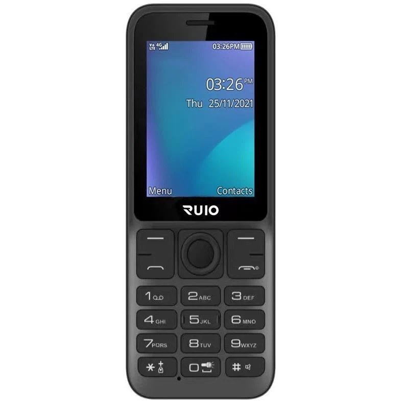 Nokia Ruio F286 4G 128MB - Black(51850001) *Au Stock*, 2.4', 48MB/128MB, Single Sim, 1500mAh Removable, 1 Year Warranty