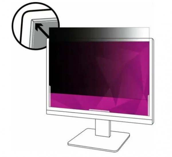 3M High Clarity Privacy Filter For 21.5" Monitor, 16:9