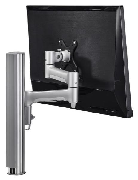 Atdec Awm Single Monitor Arm Solution - 460MM Articulating Arm - 400MM Post - F Clamp - Silver