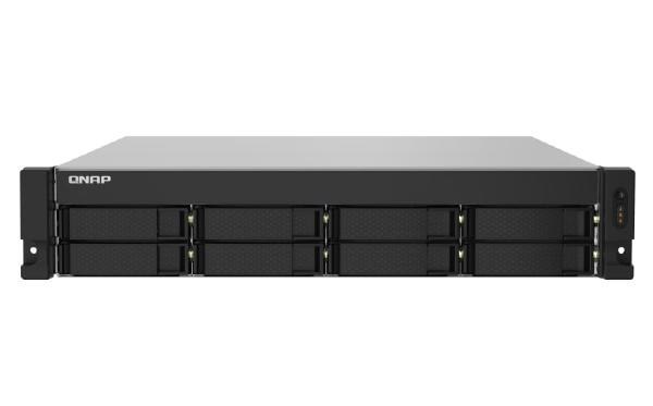 Qnap 8-Bay Al324 Quad-Core 1.7 GHz Rackmount Nas With 250W Redundant Psu, 4GB DDR4 Udimm Ram, Sata 6Gb/s, 2X 10GbE SFP+, 2X 2.5GbE, 1X PCIe G2X2 Slot