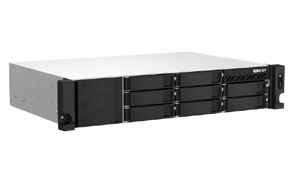 Qnap 8-Bay 2U Short Depth 12" Rackmount Nas, Intel Celeron N5105/N5095 Quad-Core, Burst Up To 2.9 GHz, 4GB Ram (2 X Sodimm Slots, Max 16GB Total)