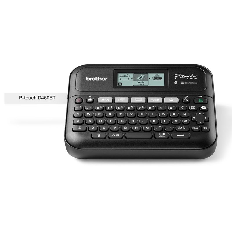 Brother PT-D460BT PC & Bluetooth Connectable Desktop P- Touch Labelller (3.5-18MM Tapes)