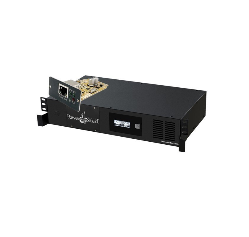 PowerShield Defender Rackmount 800Va / 480W Ups ,Network Ready Bundle