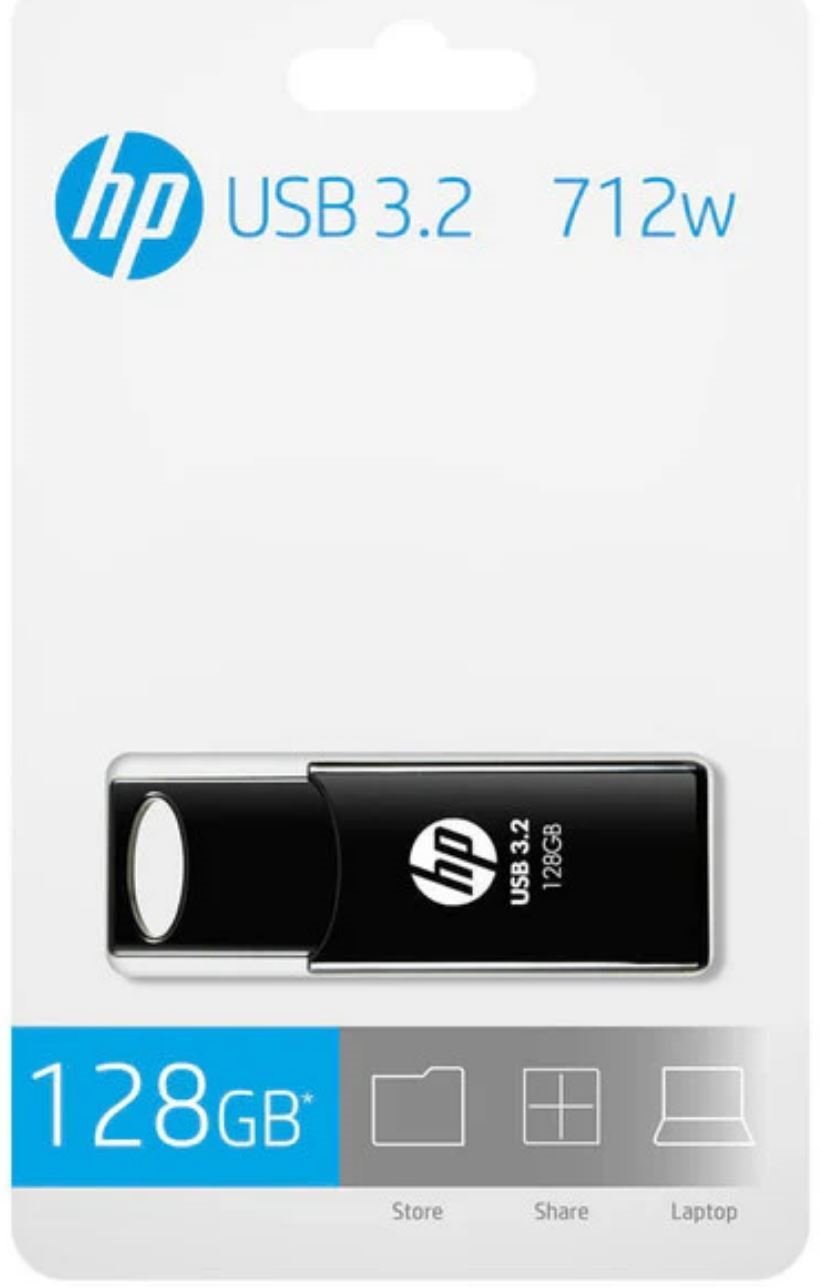 PNY Technologies HP 712B, 128GB, Black, Usb 3.2, Pcba 3.2