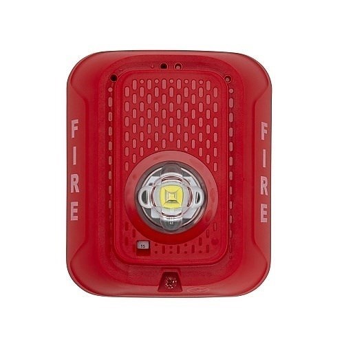 L-Series Wall-Mount Strobe with LED, Red
