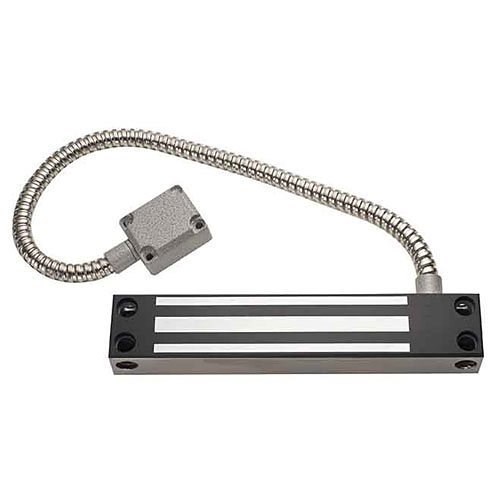 600WP Weather Resistant Magnetic Gate Lock, 600 lb, Clear Anodized