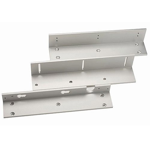 Bracket for 600 Series Single Magnetic Lock, Clear Anodized