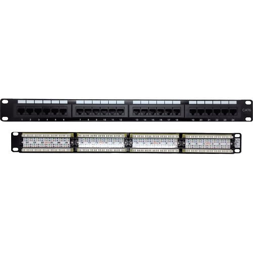 CAT6 24-Port Patch Panel