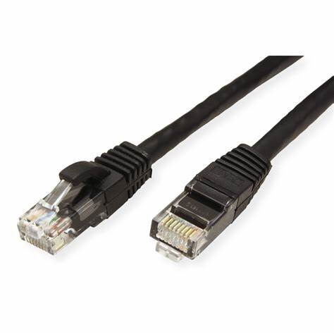 MODCORD CAT6A BLACK 5' BOOTED