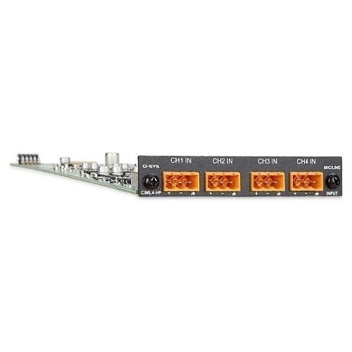 4-Channel High Performance Mic/Line Analog Input Card