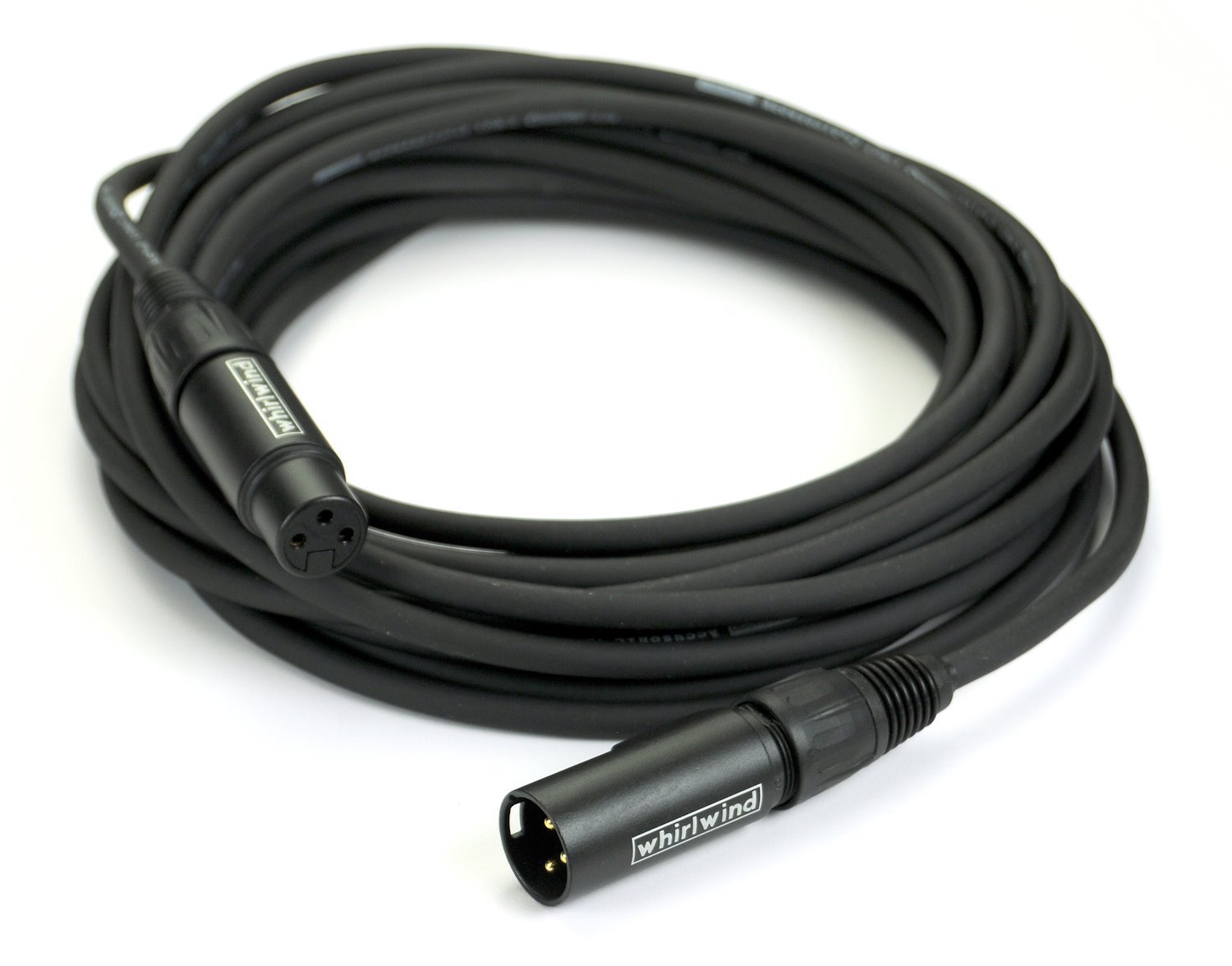 Whirlwind Accusonic+2 XLR Male to XLR Female Microphone Cable (10')