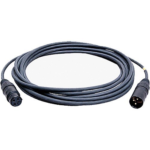 3-Pin XLR Female to 3-Pin XLR Male Microphone Cable (49.2', Black)