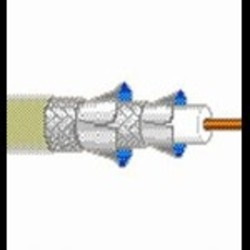 14AWG Solid 0.064" BC Steel Conductor CATV Video Cable, CMP, 1000'