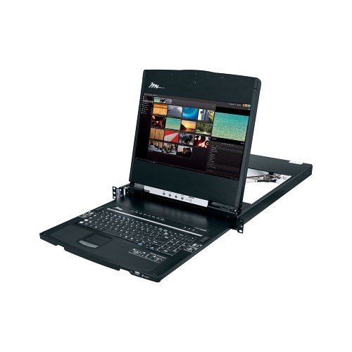 LCD Rack Mounted High Definition Console, 17" 1080P Widescreen Display
