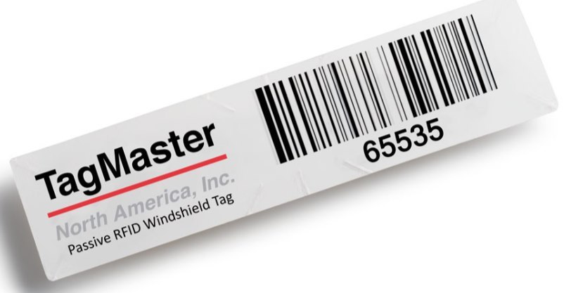Long-Range RFID UHF Windshield Tag-100pack (Min QTY of 100)