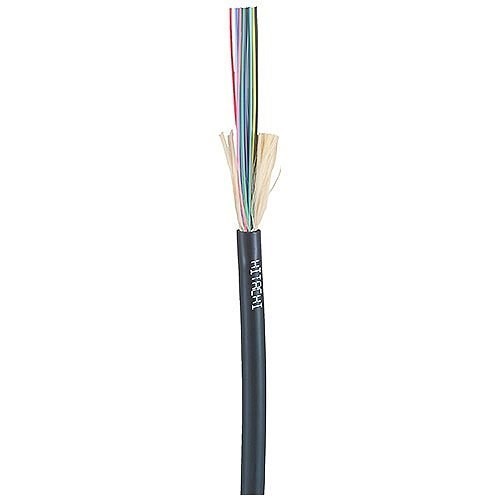 24STR SM IN/OUTDOOR DIST TIGHT  BUFFER PVC OS2 BLACK 7.8MM OD