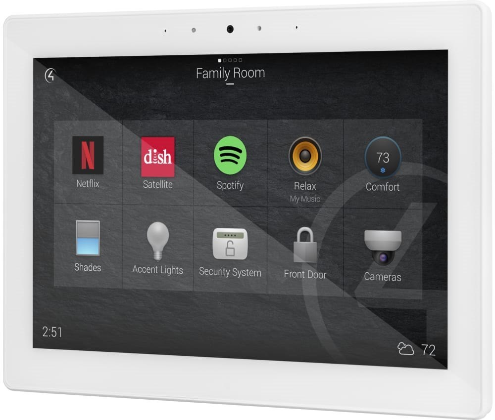 Control4® T4 Series In-Wall POE 8" Touchscreen 