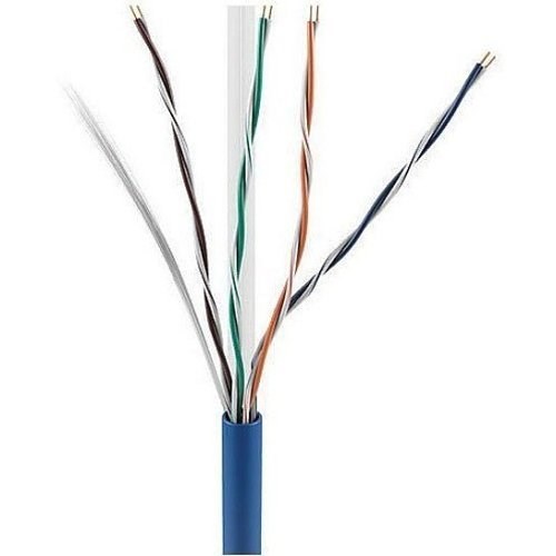 CAT6 Riser Cable, 23/4 Solid BC, Unshielded, UTP, CMR/FT4, 1000' (304.8m) Reel in Box, Blue