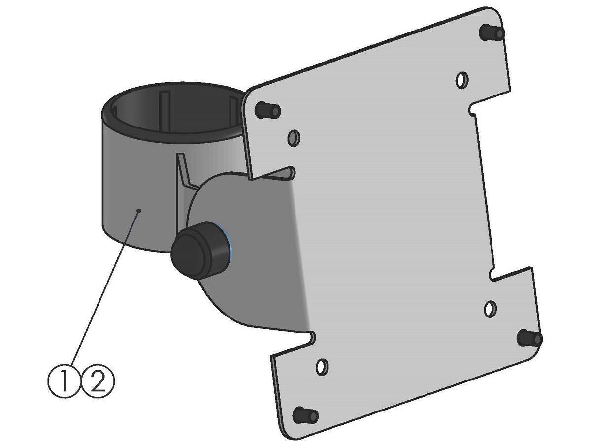 Spacepole Adapter to add iPad Enclosure