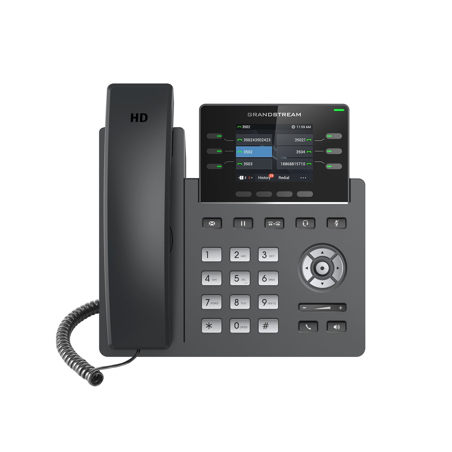 CN2613W - 24 Button Desi-less Professional IP Phone w/ Wi-Fi + B/T