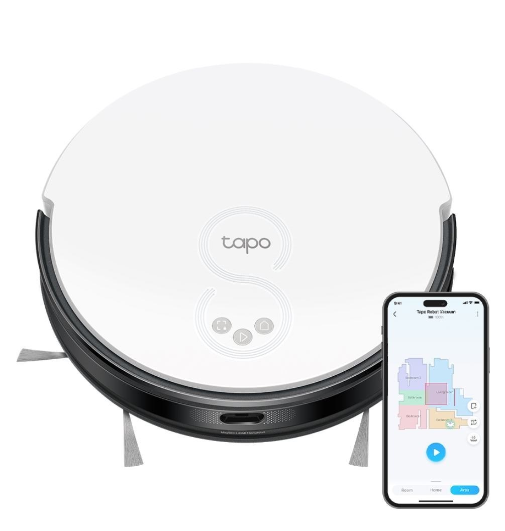 Tp-Link Tapo Robot Vacuum & Mop, Magslim Lidar Navigation, 1YR WTY