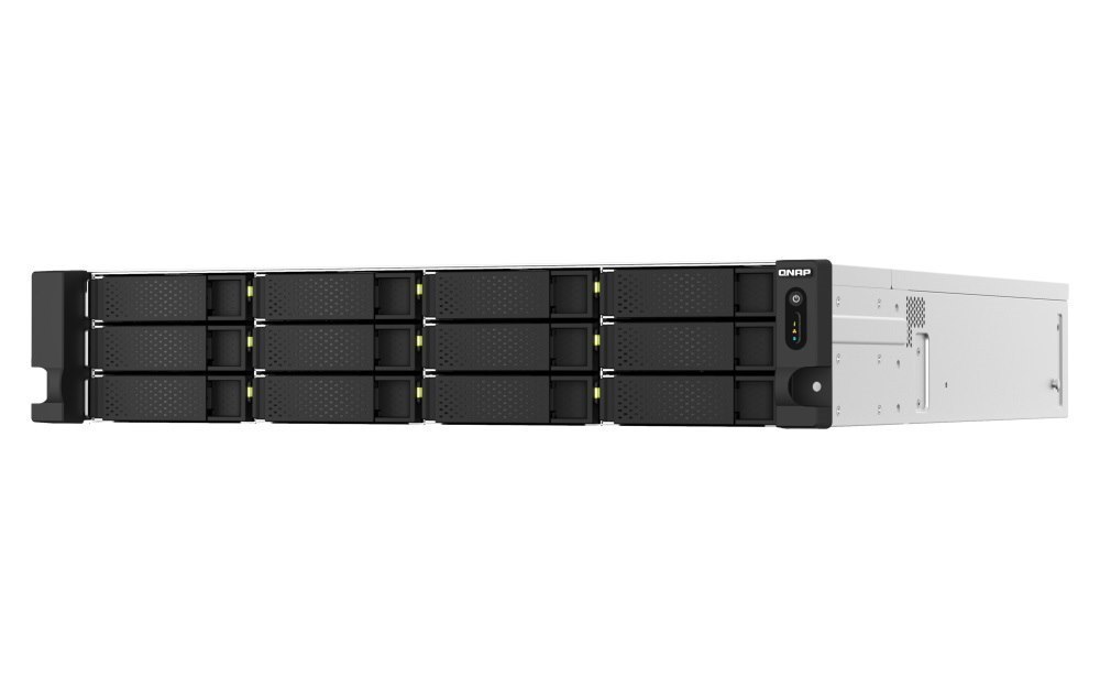 Qnap 12+6 Bay Nas (No Disk) Xeon 6-Core 2.9GHz, 32GB, 10GbE RJ45(2), 2.5GbE(2), Rpsu, 5YR