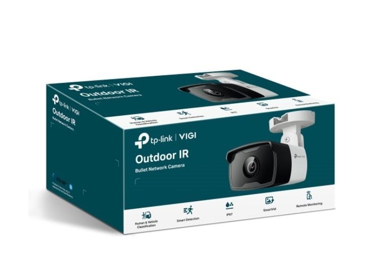 Tp-Link Vigi C340 4MM 4MP Outdoor Ir Bullet Network Camera, 3YR WTY