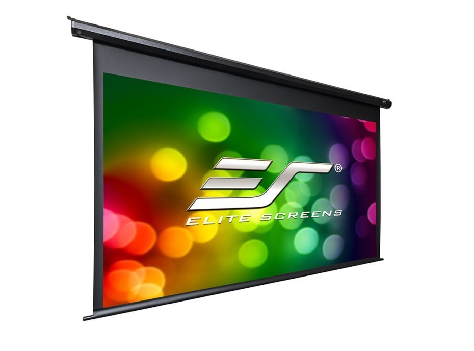 Elite Screens 100 Motorised 169 Projector Screen With Acoustic Pro Uhd Transparent Material