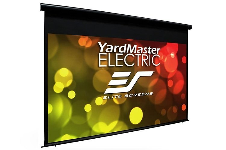 Elite Screens 150 Motorised 169 Projector Screen Fibreglass Back Flame Retardant