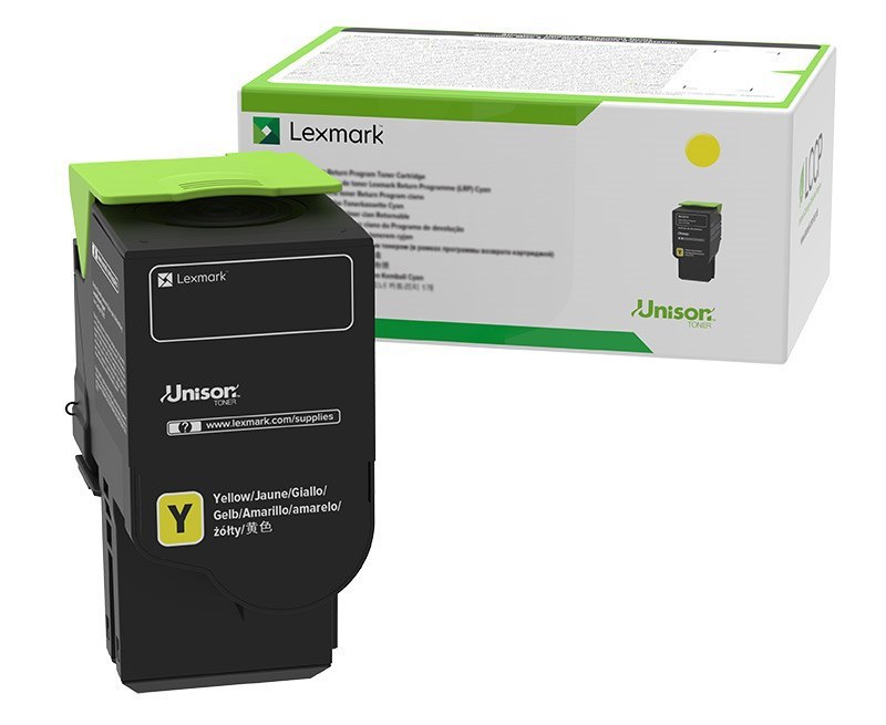 Lexmark 78C6uye Yellow Ultra High Toner 7K For CS521 CS622 CX622 CX625