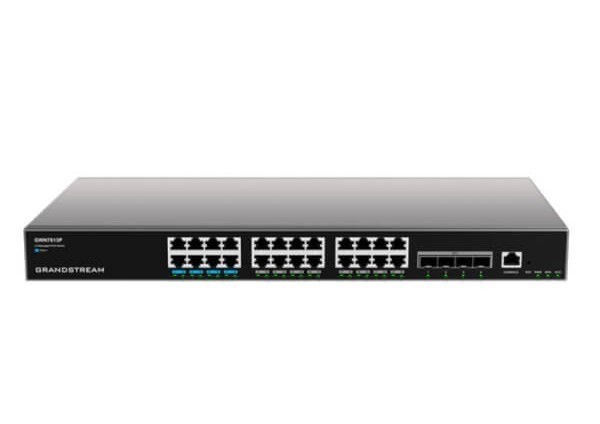 Grandstream Enterprise Layer 3 Managed PoE Network Switch 24 X GigE 4 X SFP