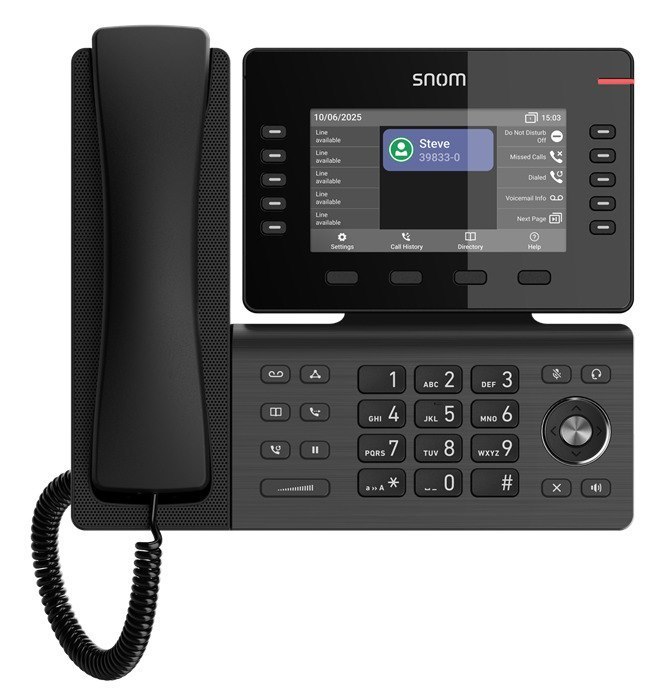 Snom D815WB The Snom D815WB Is The Ideal Choice For Professional Work Environments Where Reliability, Comfort And Design Are Essential. This High-Qual
