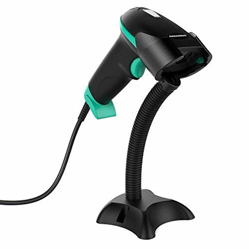 Nadamoo Bur03094 Handheld Laser Barcode Scanner With Stand