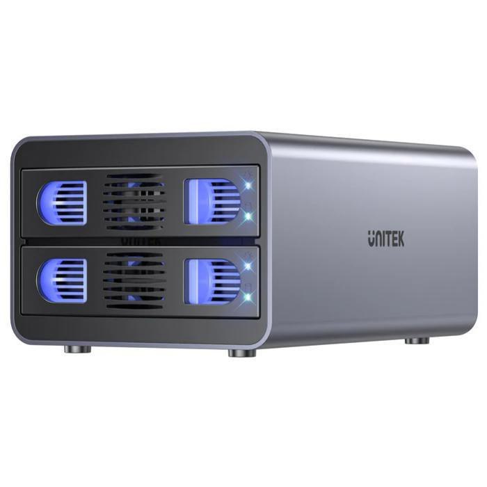 Unitek Usb3.2 Type-C 10Gb/Sata 2Bay Sata
