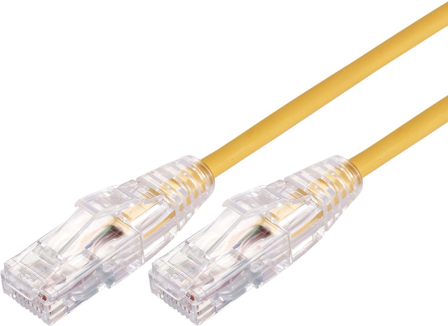 Comsol 30CM RJ45 Cat 6A Ultra Thin Patch Cable - Yellow