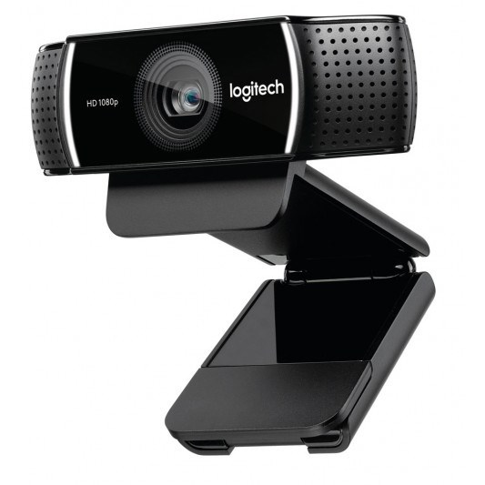 Logitech C922 Pro Stream Full HD Webcam 30FPS At 1080P Autofocus Light Correction 2 Stereo Microphones 78° FoV 3MTHS XSplit License ~Vilt-C920 960-001