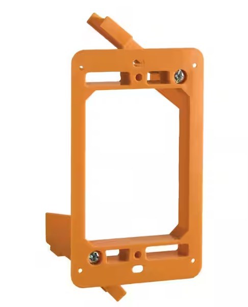 1-Gang Non-Metallic Low-Voltage Old Work Bracket 