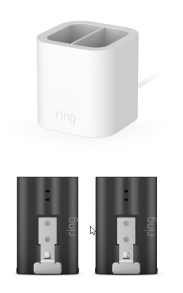 Charging Station with 2 Quick Release Battery Packs