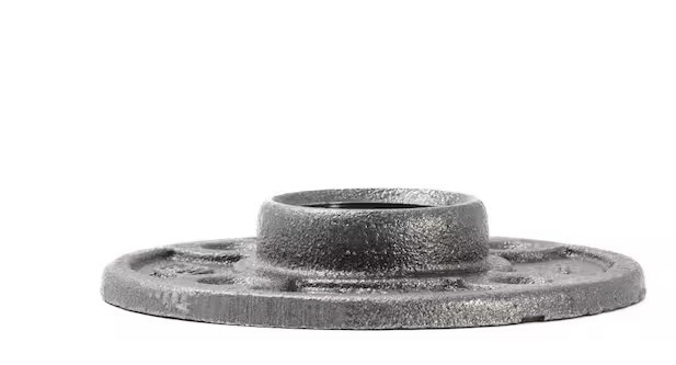 Black Malleable Iron Threaded Floor Flange