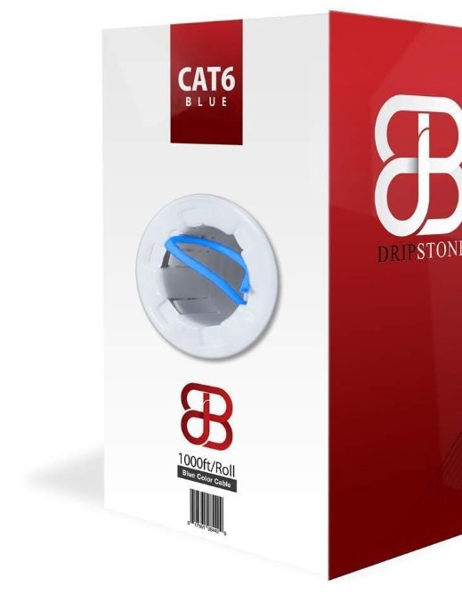 CAT6 Ethernet Cable 1000ft Bulk - Blue