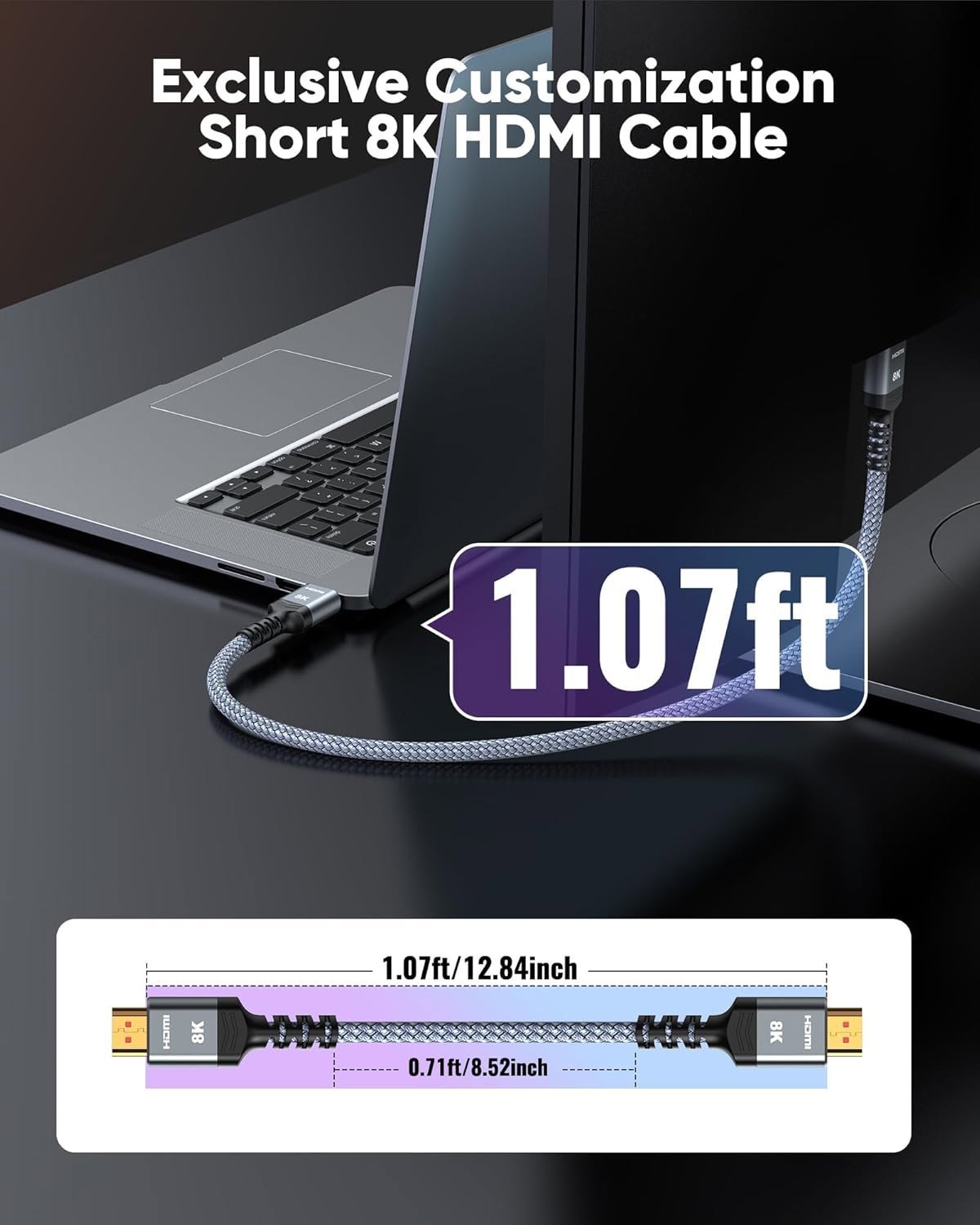 Short HDMI Cable for Mounts