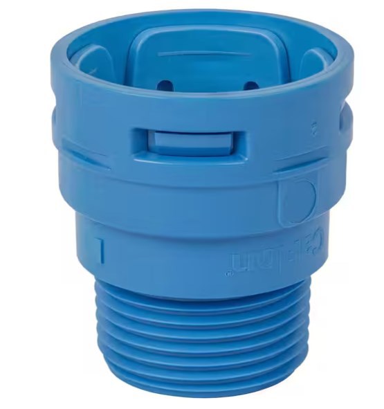 1 in. Polycarbonate ENT 2-pieces Threaded Adapter