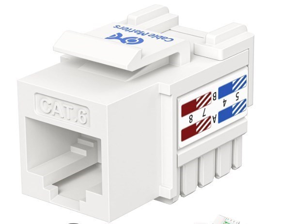 Keystone Cat 6 White Bulk Pack