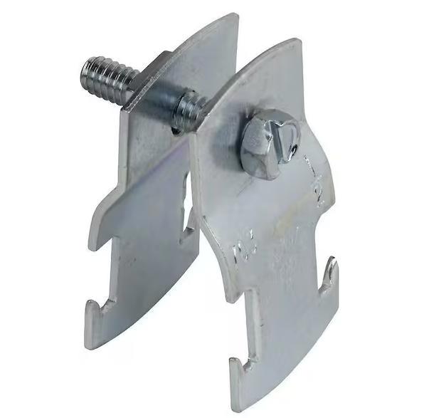 3/4 in. Strut Fitting Universal Strut Pipe Clamp - Silver Galvanized 